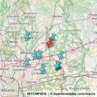 Mappa Via Adamello, 20875 Burago di Molgora MB, Italia (6.72091)