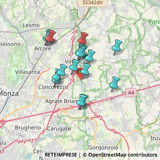 Mappa Via Adamello, 20875 Burago di Molgora MB, Italia (2.97412)