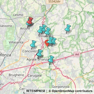 Mappa Via Adamello, 20875 Burago di Molgora MB, Italia (2.99385)