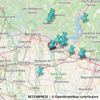 Mappa Via Enrico Fermi, 24050 Palosco BG, Italia (13.30267)