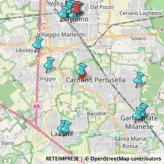 Mappa Via al Cimitero, 21042 Caronno Pertusella VA, Italia (3.0985)