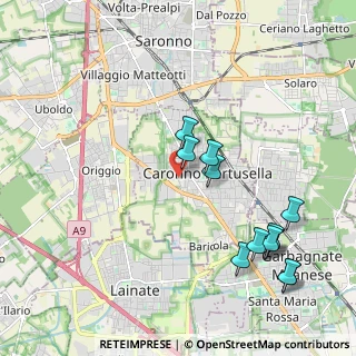 Mappa Via al Cimitero, 21042 Caronno Pertusella VA, Italia (2.23417)