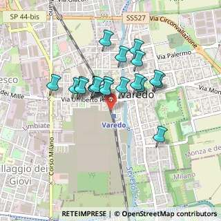 Mappa Via Silvio Pellico, 20814 Varedo MB, Italia (0.3435)