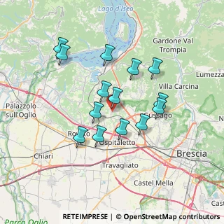 Mappa Via Rondinella, 25050 Passirano BS, Italia (6.15857)
