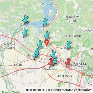 Mappa Via Rondinella, 25050 Passirano BS, Italia (7.38923)