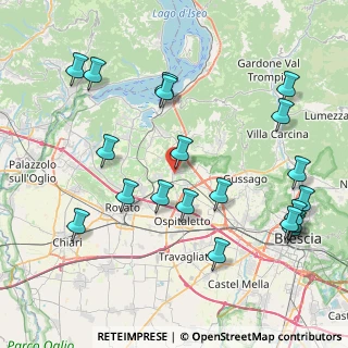 Mappa Via Rondinella, 25050 Passirano BS, Italia (9.4715)