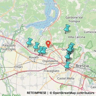 Mappa Via Rondinella, 25050 Passirano BS, Italia (7.04727)
