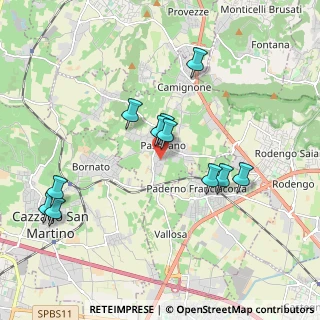Mappa Via Rondinella, 25050 Passirano BS, Italia (1.84545)