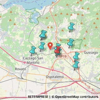 Mappa Via Rondinella, 25050 Passirano BS, Italia (2.88636)