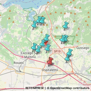 Mappa Via Rondinella, 25050 Passirano BS, Italia (3.23)