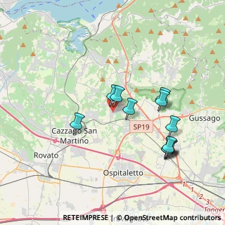 Mappa Via Rondinella, 25050 Passirano BS, Italia (3.52727)