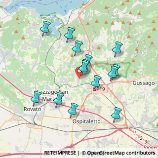 Mappa Via Rondinella, 25050 Passirano BS, Italia (3.46143)
