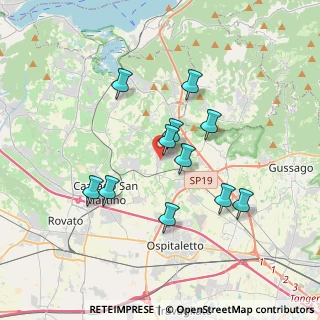 Mappa Via Rondinella, 25050 Passirano BS, Italia (3.12818)