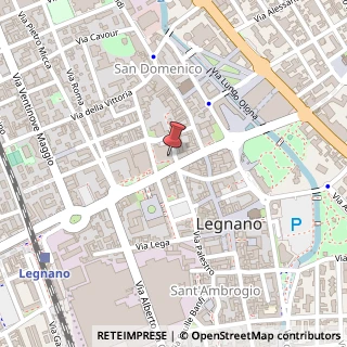 Mappa Via San Domenico, 1, 20025 Legnano, Milano (Lombardia)