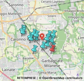 Mappa Via V. Bellini, 20031 Cesate MI, Italia (1.13824)