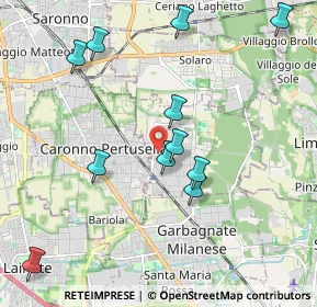 Mappa Via V. Bellini, 20031 Cesate MI, Italia (2.08182)