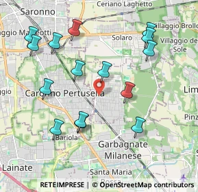 Mappa Via V. Bellini, 20031 Cesate MI, Italia (2.116)