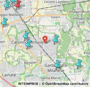Mappa Via V. Bellini, 20031 Cesate MI, Italia (3.21818)