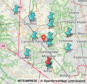 Mappa Via V. Bellini, 20031 Cesate MI, Italia (3.81667)