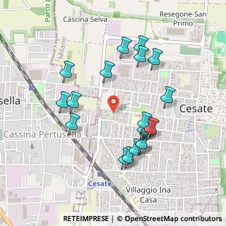 Mappa Via V. Bellini, 20031 Cesate MI, Italia (0.461)