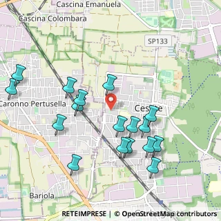 Mappa Via V. Bellini, 20031 Cesate MI, Italia (1.04412)