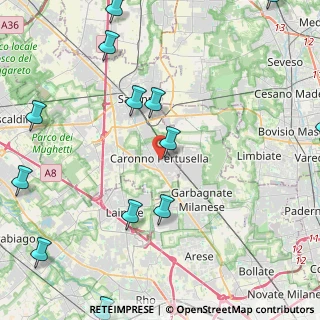 Mappa Via Caduti di Nassiriya, 21042 Caronno Pertusella VA, Italia (6.05308)