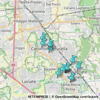 Mappa Via Caduti di Nassiriya, 21042 Caronno Pertusella VA, Italia (1.98154)