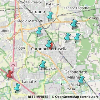 Mappa Via Caduti di Nassiriya, 21042 Caronno Pertusella VA, Italia (2.56)