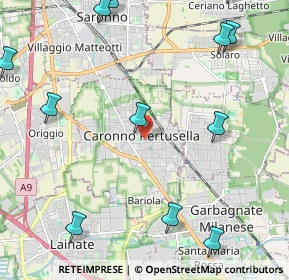 Mappa Via Caduti di Nassiriya, 21042 Caronno Pertusella VA, Italia (2.98167)