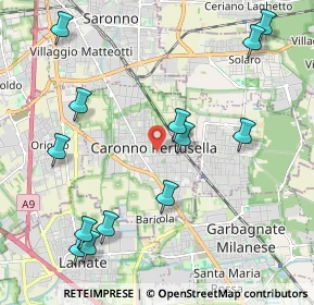 Mappa Via Caduti di Nassiriya, 21042 Caronno Pertusella VA, Italia (2.47692)