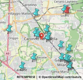 Mappa Via Caduti di Nassiriya, 21042 Caronno Pertusella VA, Italia (2.315)