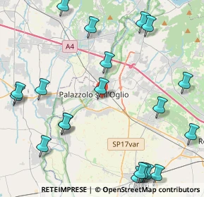 Mappa Via John Fitzgerald Kennedy, 25036 Palazzolo sull'Oglio BS, Italia (5.6235)