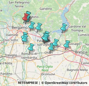 Mappa Via John Fitzgerald Kennedy, 25036 Palazzolo sull'Oglio BS, Italia (11.18529)