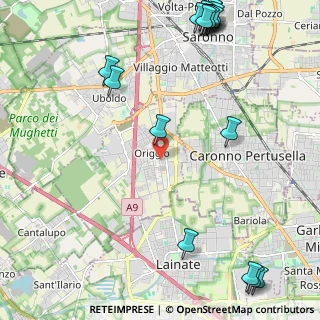 Mappa Via Leonardo Da Vinci, 21040 Origgio VA, Italia (3.2765)