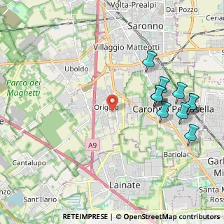 Mappa Via Leonardo Da Vinci, 21040 Origgio VA, Italia (2.23818)