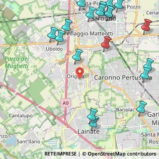 Mappa Via Leonardo Da Vinci, 21040 Origgio VA, Italia (3.09421)