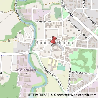 Mappa Via A. Gramsci, 22, 20875 Burago di Molgora, Monza e Brianza (Lombardia)