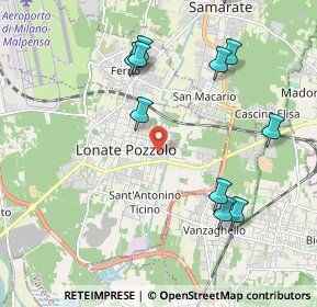 Mappa Via II Giugno, 21015 Lonate Pozzolo VA, Italia (2.28364)