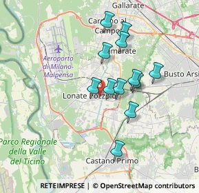 Mappa Via II Giugno, 21015 Lonate Pozzolo VA, Italia (2.97583)