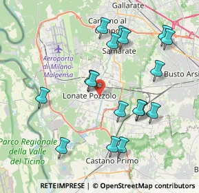Mappa Via II Giugno, 21015 Lonate Pozzolo VA, Italia (4.03941)
