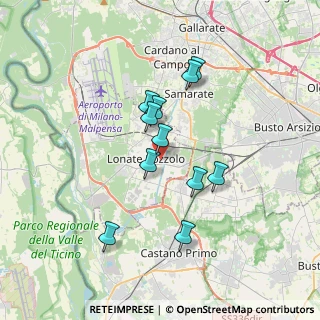 Mappa Via II Giugno, 21015 Lonate Pozzolo VA, Italia (2.92818)