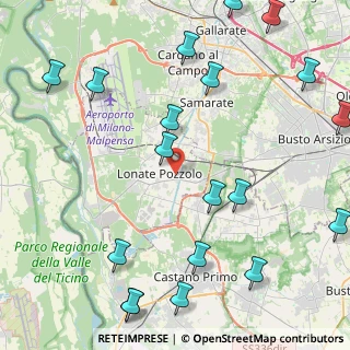 Mappa Via II Giugno, 21015 Lonate Pozzolo VA, Italia (5.982)