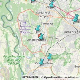 Mappa Via II Giugno, 21015 Lonate Pozzolo VA, Italia (6.49167)