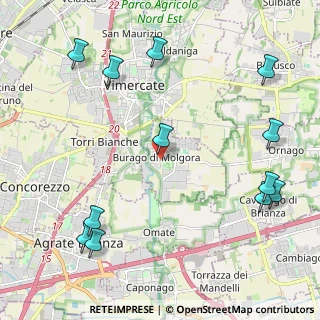 Mappa Piazza Giacomo Matteotti, 20875 Burago di Molgora MB, Italia (2.76583)