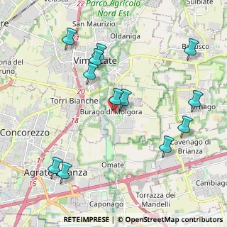 Mappa Piazza Giacomo Matteotti, 20875 Burago di Molgora MB, Italia (2.23583)