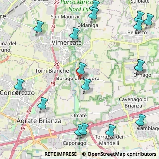 Mappa Piazza Giacomo Matteotti, 20875 Burago di Molgora MB, Italia (3.05)
