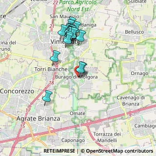 Mappa Piazza Giacomo Matteotti, 20875 Burago di Molgora MB, Italia (1.89)