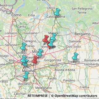 Mappa Via Antonio Gramsci, 20875 Burago di Molgora MB, Italia (15.29364)