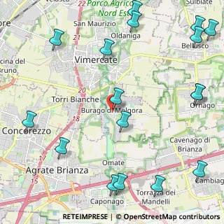 Mappa Via Antonio Gramsci, 20875 Burago di Molgora MB, Italia (3.06706)