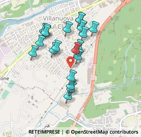 Mappa Via Legnago, 25089 Villanuova Sul Clisi BS, Italia (0.406)